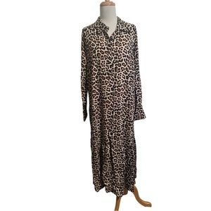 H & M Animal Print Maxi Dress